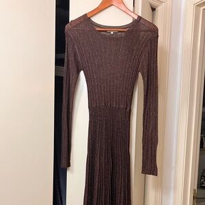 Sparkly, long western dress